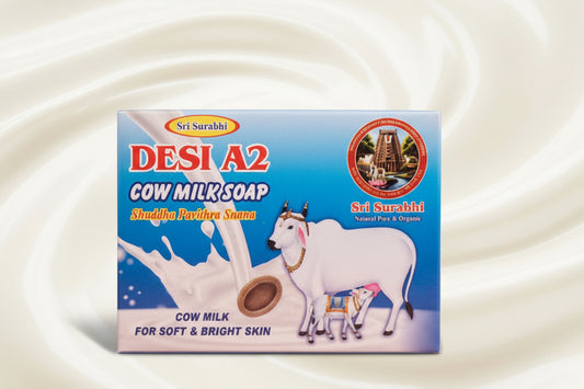 Desi cow milk and pure coconut oil soap