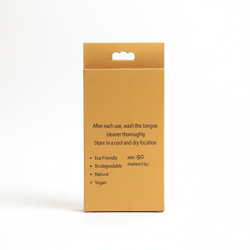 Bamboo tounge cleaner